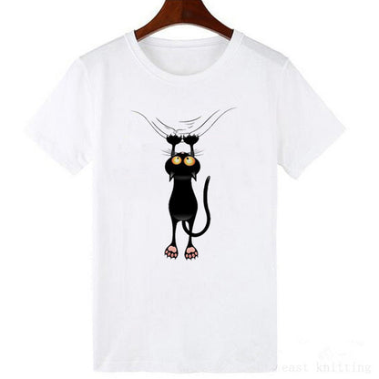 Funny Cat T-shirt Woman
