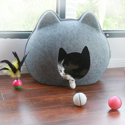 Cat Litter Enclosed Villa